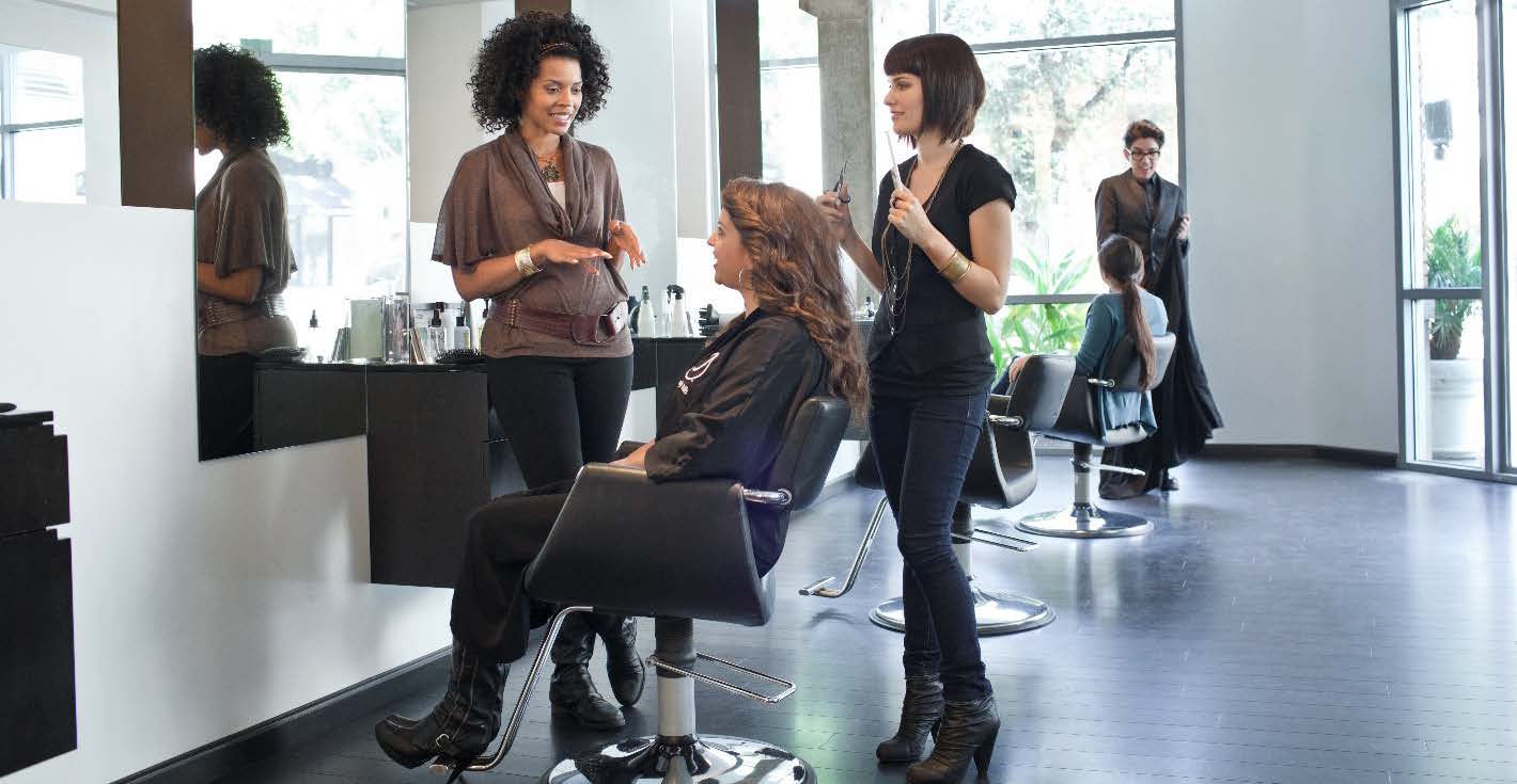 Women at salon